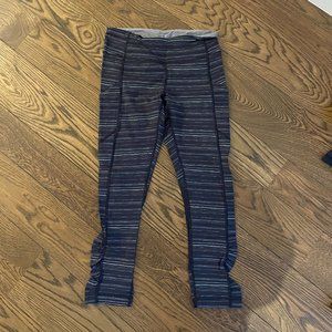 lululemon Striped Side Pocket, Cinched Ankle Leggings